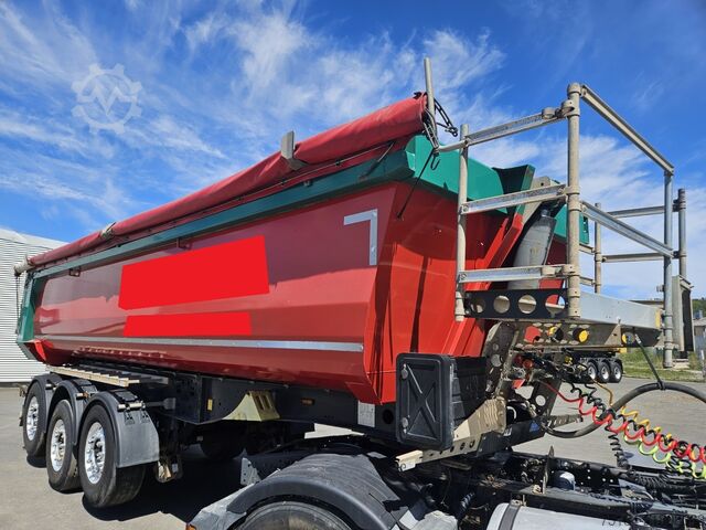 Kippers oplegger SCHMITZ SKI 24 SL 7.2 Stahlrundmulde