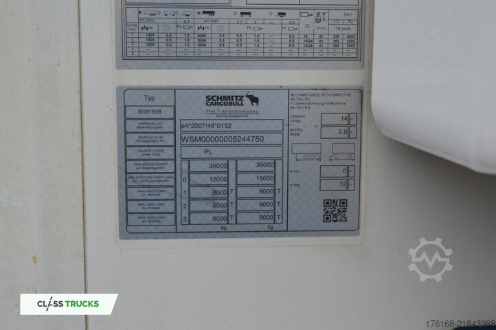 Semirimorchio frigorifero SCHMITZ CARGOBULL SKO FP 60 ThermoKing SLXi 300