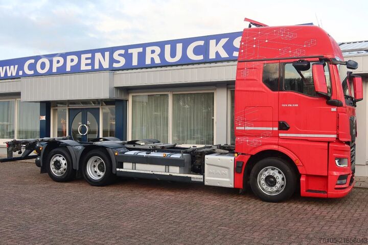 Châssis avec cabine MAN TGX 26.510 6x2 Intarder. Volledige luchtvering