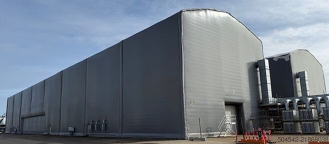 Construction de hall HallGruppen 120 meter x 18 meter insulated