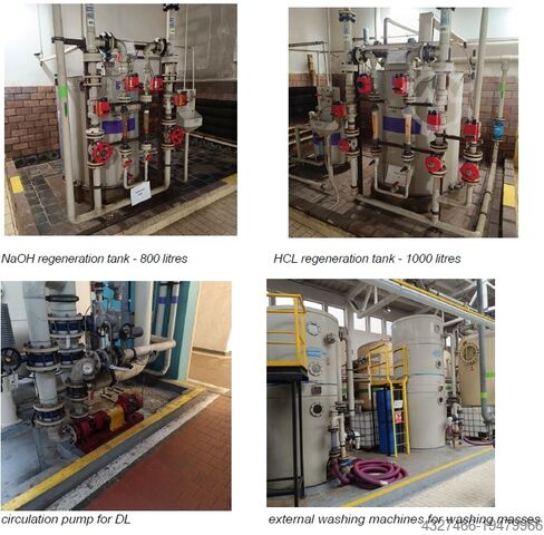 Waterbehandelingsapparatuur Water treatment equipment Coal power plant DEMI station