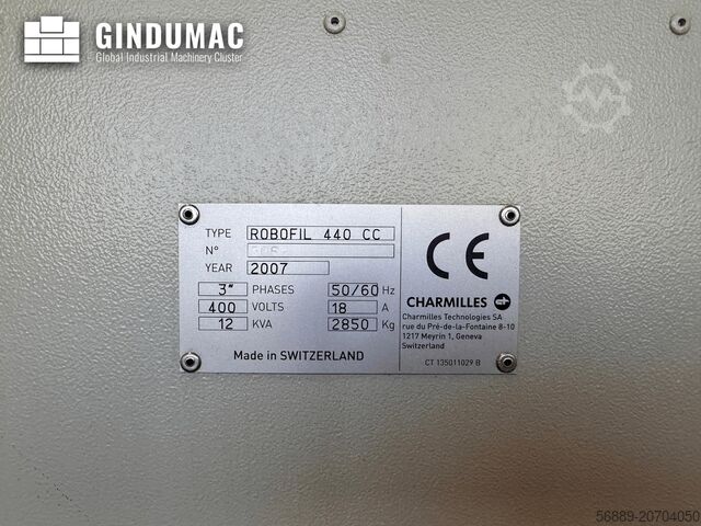 Wire EDM Machine CHARMILLES Robofil 440 CC