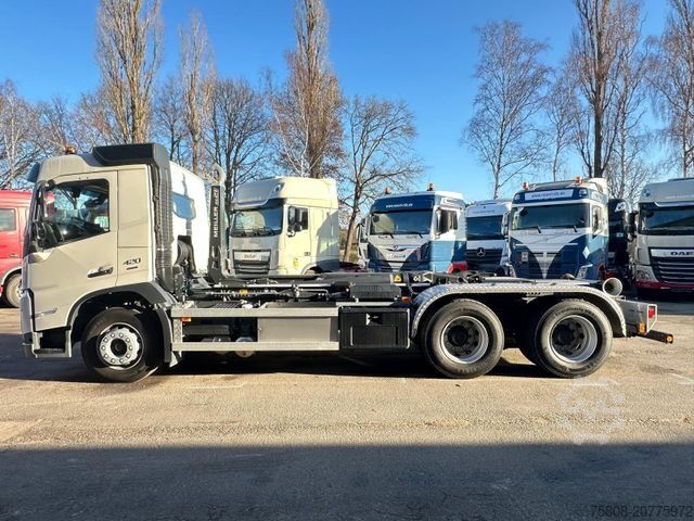 Roll-off tipper truck VOLVO FM420 6x4 Abroller Meiller RS21.65 AHK Lift