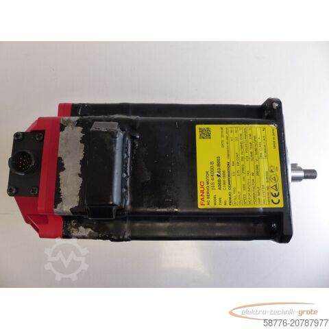 Besturingsunit Fanuc A06B-0063-B003 AC Servo Motor SN: C196F1BB6 + A860-2070-T321 Pulsecoder