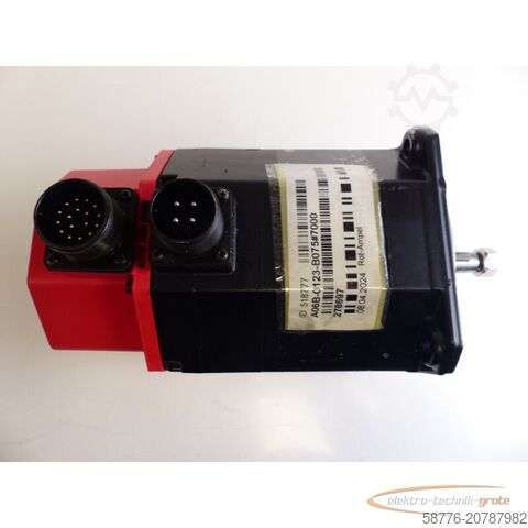 Besturingsunit Fanuc A06B-0123-B075 # 7000 SN: 278697 AC Servo Motor