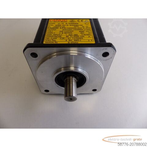 Besturingsunit Fanuc A06B-0216-B400 # 0100 AC Servo Motor SN: C059F0199 ohne Encorder