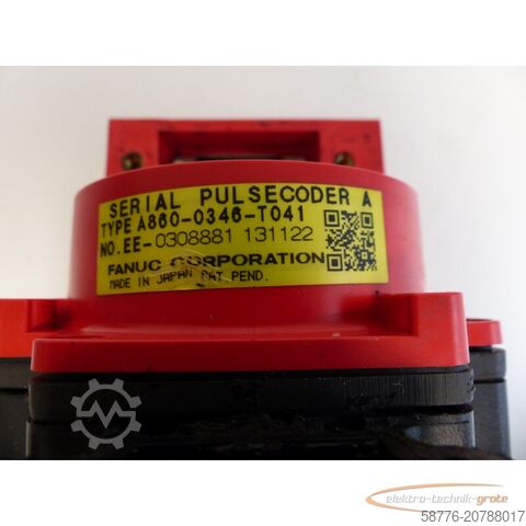 Besturingsunit Fanuc A06B-0373-B569 # 0008 AC Servo Motor + A860-0346-T041 Pulsecoder