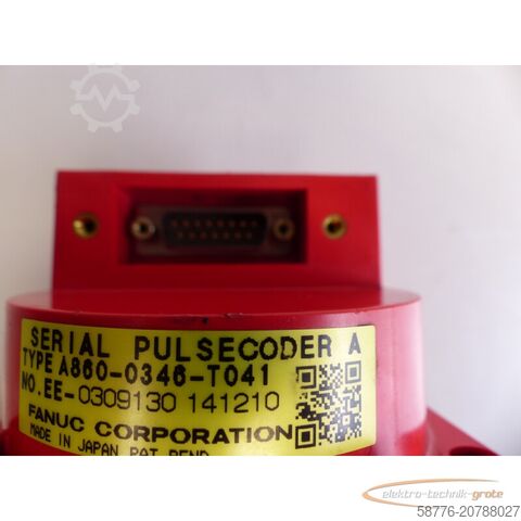 Besturingsunit Fanuc A06B-0373-B569 # 0008 AC Servo Motor SN:C149MM0229 + Pulsecoder