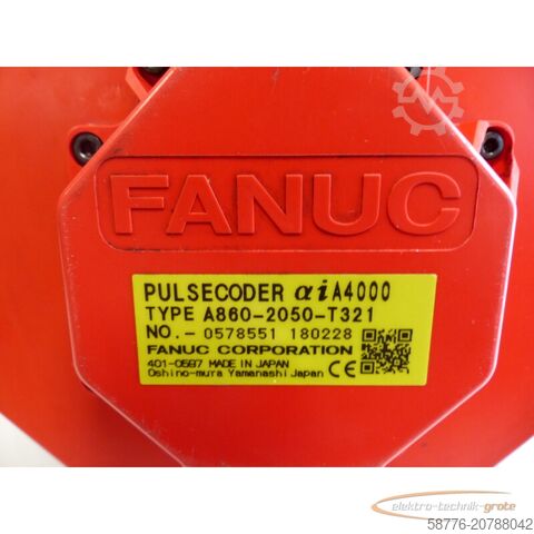 Besturingsunit Fanuc A06B-2269-B100 AC Servo Motor SN: C183V1EC5 + Pulsecoder A860-2050-T321
