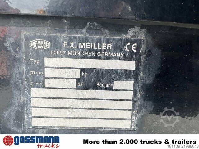 Kipper LKW Meiller D421 3-Seiten-Kippaufbau, Alu-Bordwände, ca.