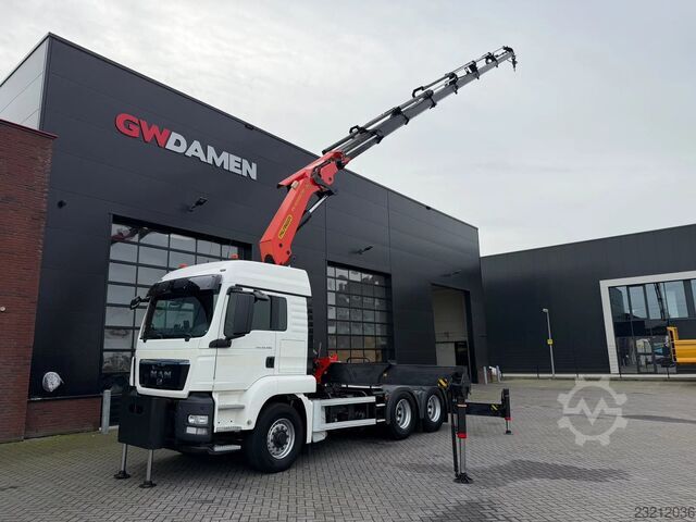 MAN TGS 26.480 6x6H Tracteur/Châssis cabine avec Palfinger PK 42002 Euro 5 MAN TGS 26.480 6x6H Trekker/ Bakwagen Palfinger PK ...