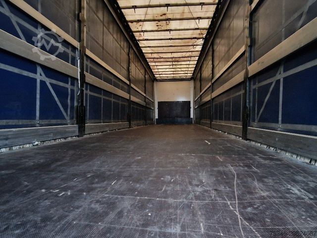 Open oplegger met zeil WIELTON NS-3 Curtainsider 2x Liftachse, Edscha