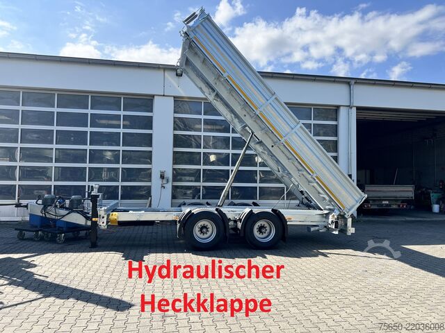 Przyczepa wywrotka Möslein TTD 19 B  19 t Tandemkipper- Tieflader hydraulischer Klappe Breitbereifung