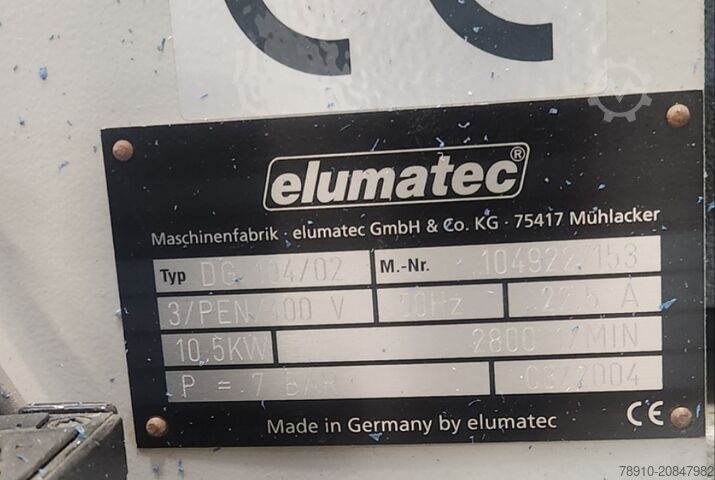 Dubbelkops aluminium of PVC zaag ELUMATEC DG 140 / 2
