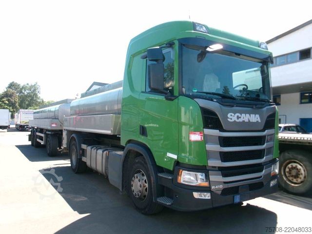 Camion-citerne SCANIA R 410 Gliederzug mit HLW Lebensmittel-Tank