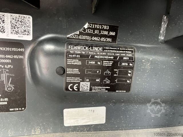 Wózek widłowy LPG Linde H14T-01