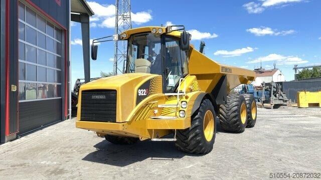 Bouwmachine Hydrema 922F / Dumper / 6x6 / Straßen Zulassung