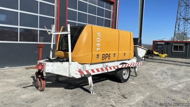 Betonpomp BSA Putzmeister 1408 E Elektro Betonpumpe Tunnelbau