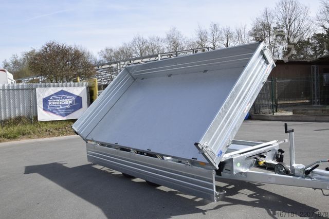 Tresidet tipvognstrailer HUMBAUR Kipper Dreiseitenkipper
