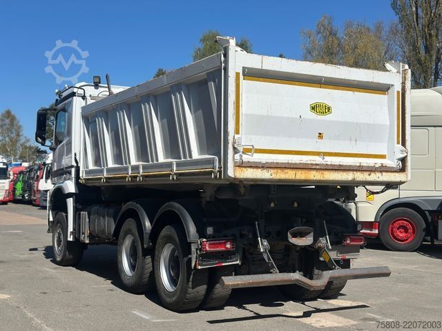Tre-sidet tipbil MERCEDES-BENZ 3345 6x6 Meiller DSK 1,20m Bordwände AHK Hydr.