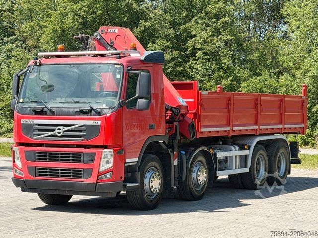 Kamyon üzerine monteli vinç VOLVO FM 420 Kipper 6,40m *HMF 2020 K5/FUNK *8x4