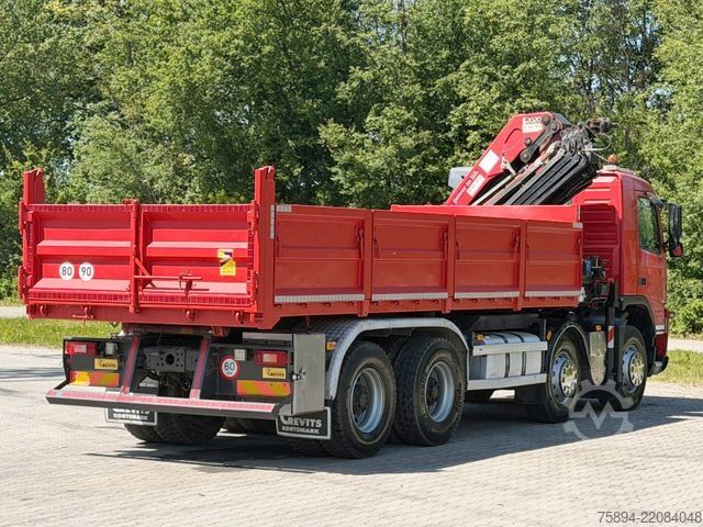 Kamyon üzerine monteli vinç VOLVO FM 420 Kipper 6,40m *HMF 2020 K5/FUNK *8x4