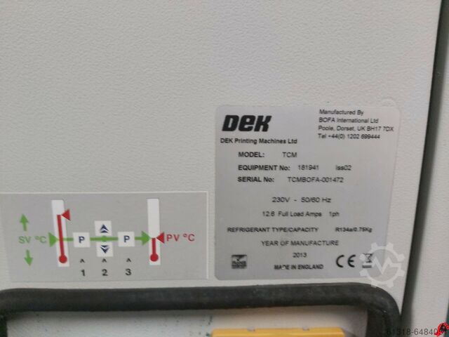 TCM DEK Printing Machines Bofa International 