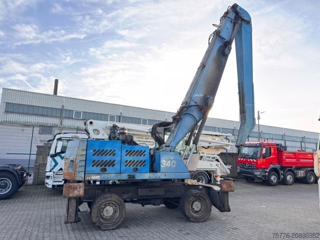 Hjulgraver FUCHS Terex MHL 340 Umschlagbagger Magnet