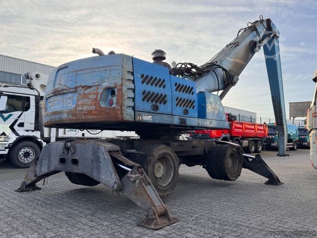 Hjulgraver FUCHS Terex MHL 340 Umschlagbagger Magnet