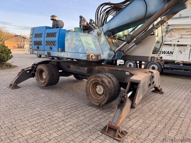 Hjulgraver FUCHS Terex MHL 340 Umschlagbagger Magnet