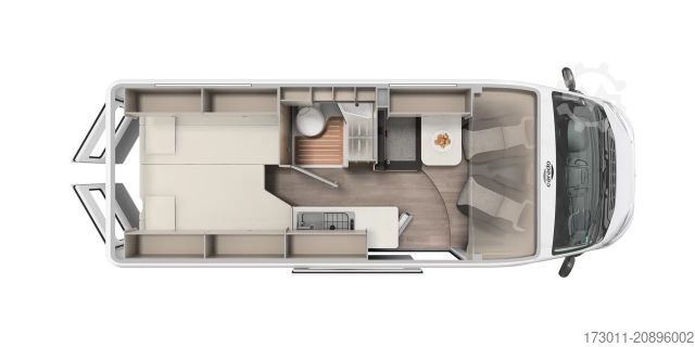 Autocamper CARADO CV 600 2025er Modell 140PS Automat Markise