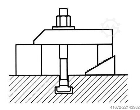 Sıkıştırma cihazı unbekannt Gabel-Spanneisen, 26x250 mm