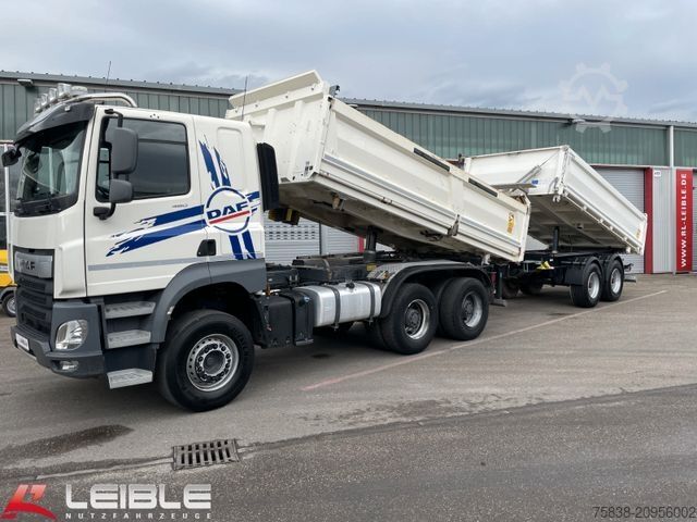 Háromirányú billenő teherautó DAF CF 480 6x4*Meiller Kipper*Bordmatik*nur 143 tkm*