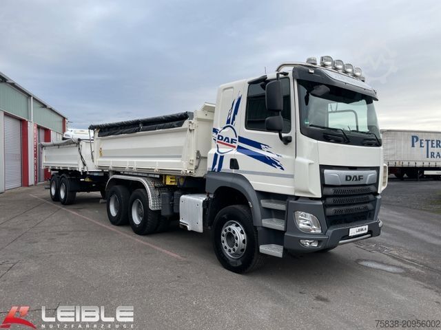 Háromirányú billenő teherautó DAF CF 480 6x4*Meiller Kipper*Bordmatik*nur 143 tkm*