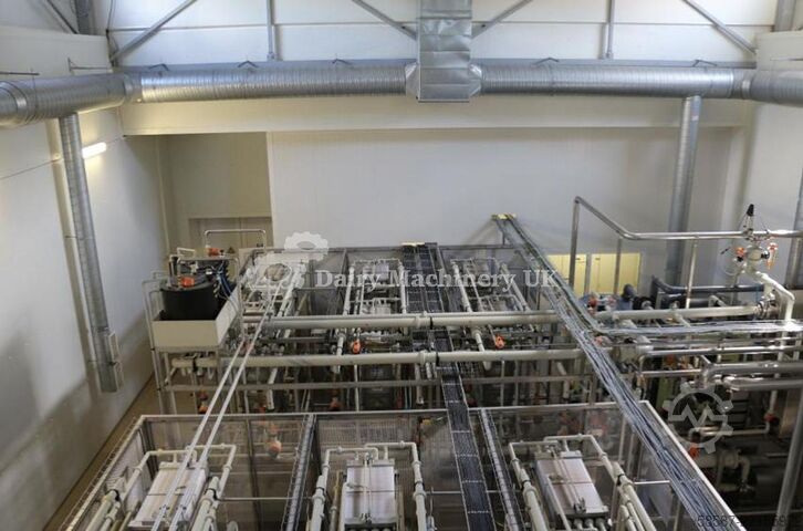 Kompletní linka na demineralizaci D90 syrovátky – GEA nanofiltrace + MEGA elektrodialýza zpětná...  