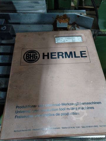 Fresadora HERMLE UWF 700 CNC
