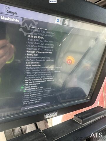 Erdbohrmaschine Sandvik DX800i Drilling rig w/L5 gps