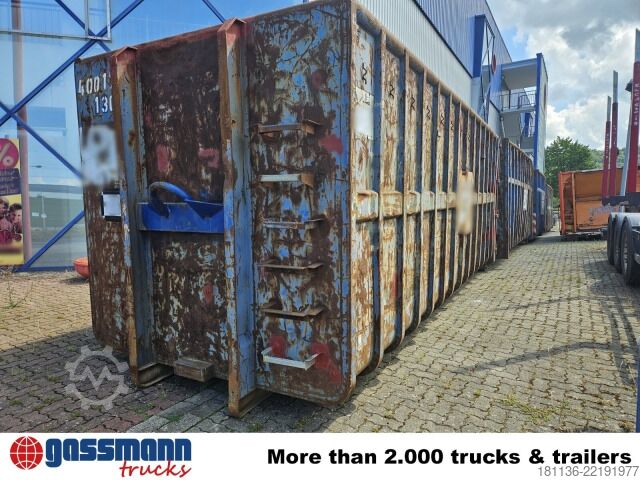 Container cu cârlig  Abrollcontainer ca. 40m³