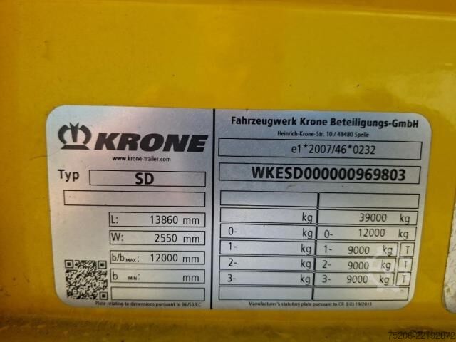 Poluprikolica Krone B43 Standard