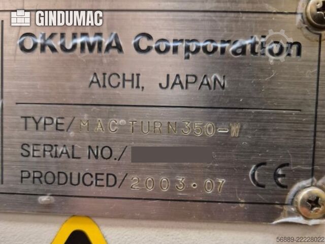Okuma MacTurn350-W Okuma MacTurn350-W