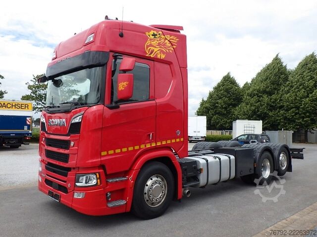 Výměnná nástavba nákladní vůz SCANIA R 580 B6x2*4NB Fahrgestell/R-Fhs./Ret./Lenkachse