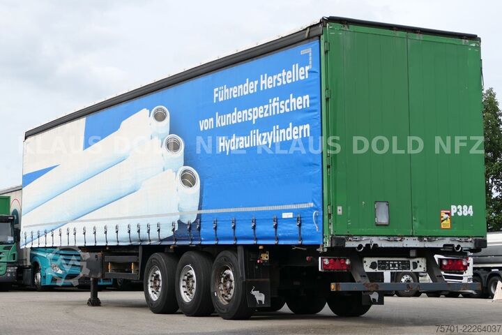 Semirremolque abierto con toldo SCHMITZ CARGOBULL S01 Pritsche Plane 92m³ Liftachse SAF-Achsen