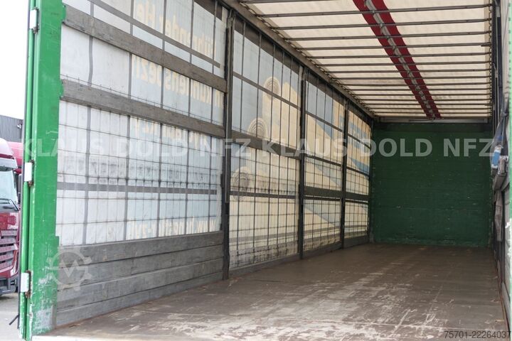 Semirremolque abierto con toldo SCHMITZ CARGOBULL S01 Pritsche Plane 92m³ Liftachse SAF-Achsen