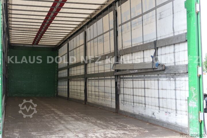 Semirremolque abierto con toldo SCHMITZ CARGOBULL S01 Pritsche Plane 92m³ Liftachse SAF-Achsen