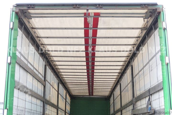 Semirremolque abierto con toldo SCHMITZ CARGOBULL S01 Pritsche Plane 92m³ Liftachse SAF-Achsen