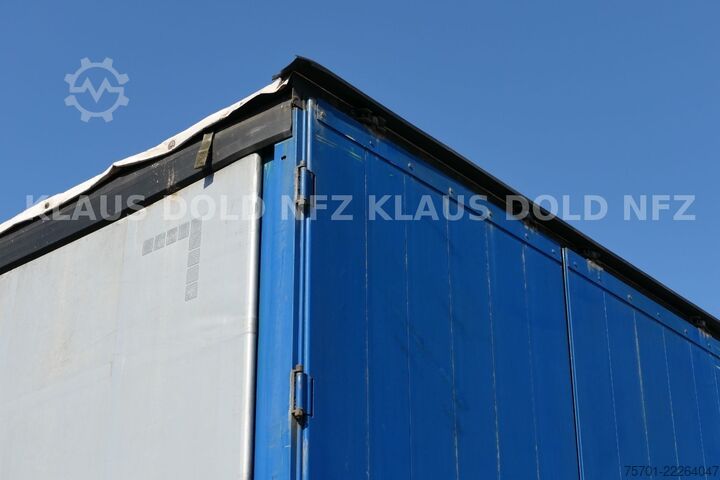 Open oplegger met zeil SCHMITZ CARGOBULL S01 Pritsche Plane 92m³ Liftachse safety-roof