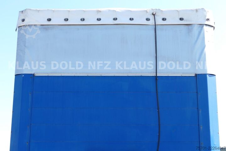 Open oplegger met zeil SCHMITZ CARGOBULL S01 Pritsche Plane 92m³ Liftachse safety-roof