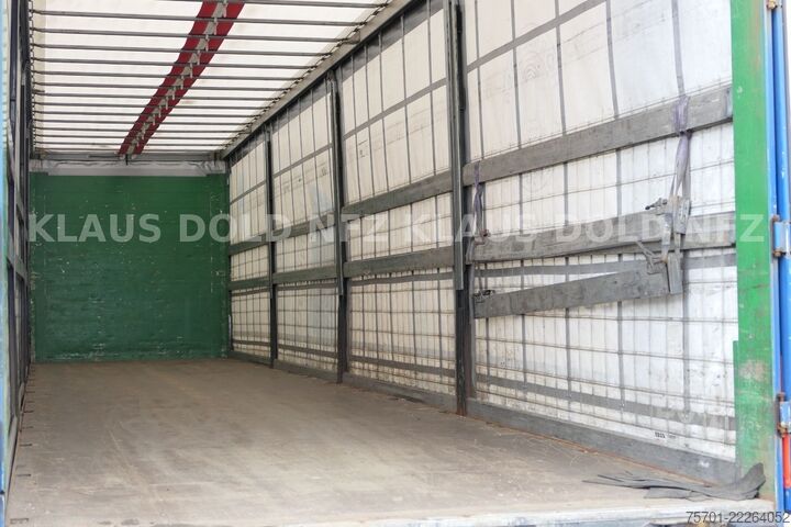 Open oplegger met zeil SCHMITZ CARGOBULL S01 Pritsche Plane 92m³ Liftachse safety-roof