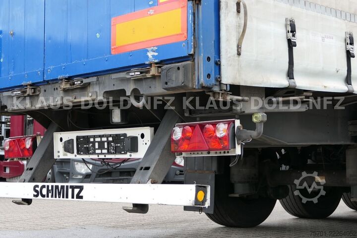 Open oplegger met zeil SCHMITZ CARGOBULL S01 Pritsche Plane 92m³ Liftachse safety-roof