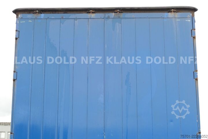 Open oplegger met zeil SCHMITZ CARGOBULL S01 Pritsche Plane 92m³ Liftachse safety-roof